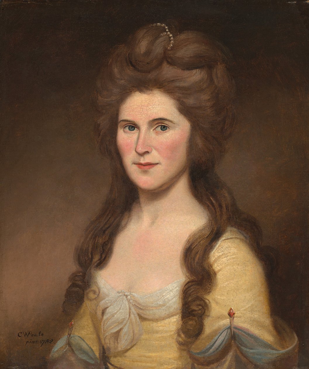 Rebecca Bryan White (rouva John White) tekijältä Charles Willson Peale