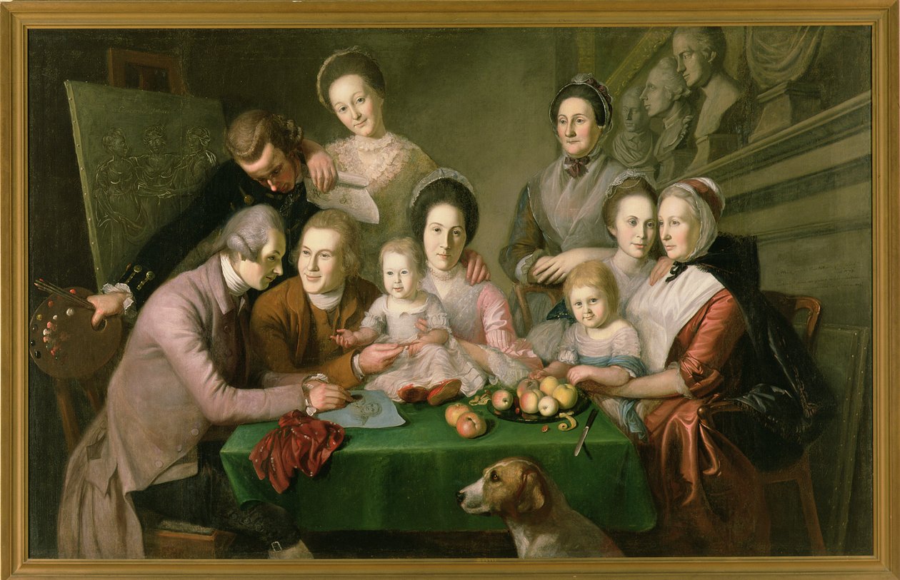 Peale-perhe, n. 1770-3 tekijältä Charles Willson Peale