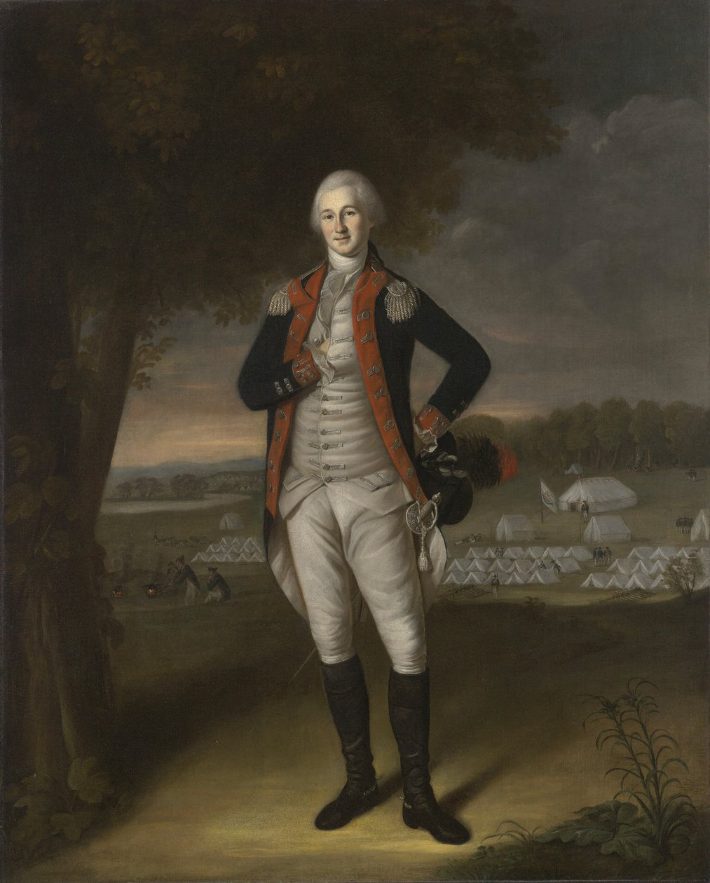 Walter Stewart, 1781 tekijältä Charles Willson Peale
