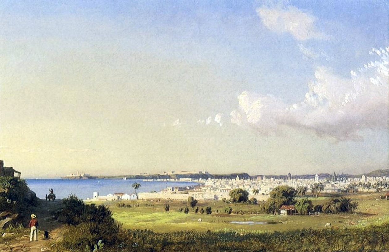 Havana Bay, Kuuba. noin 1854-61 tekijältä Charles de Wolfe Brownell