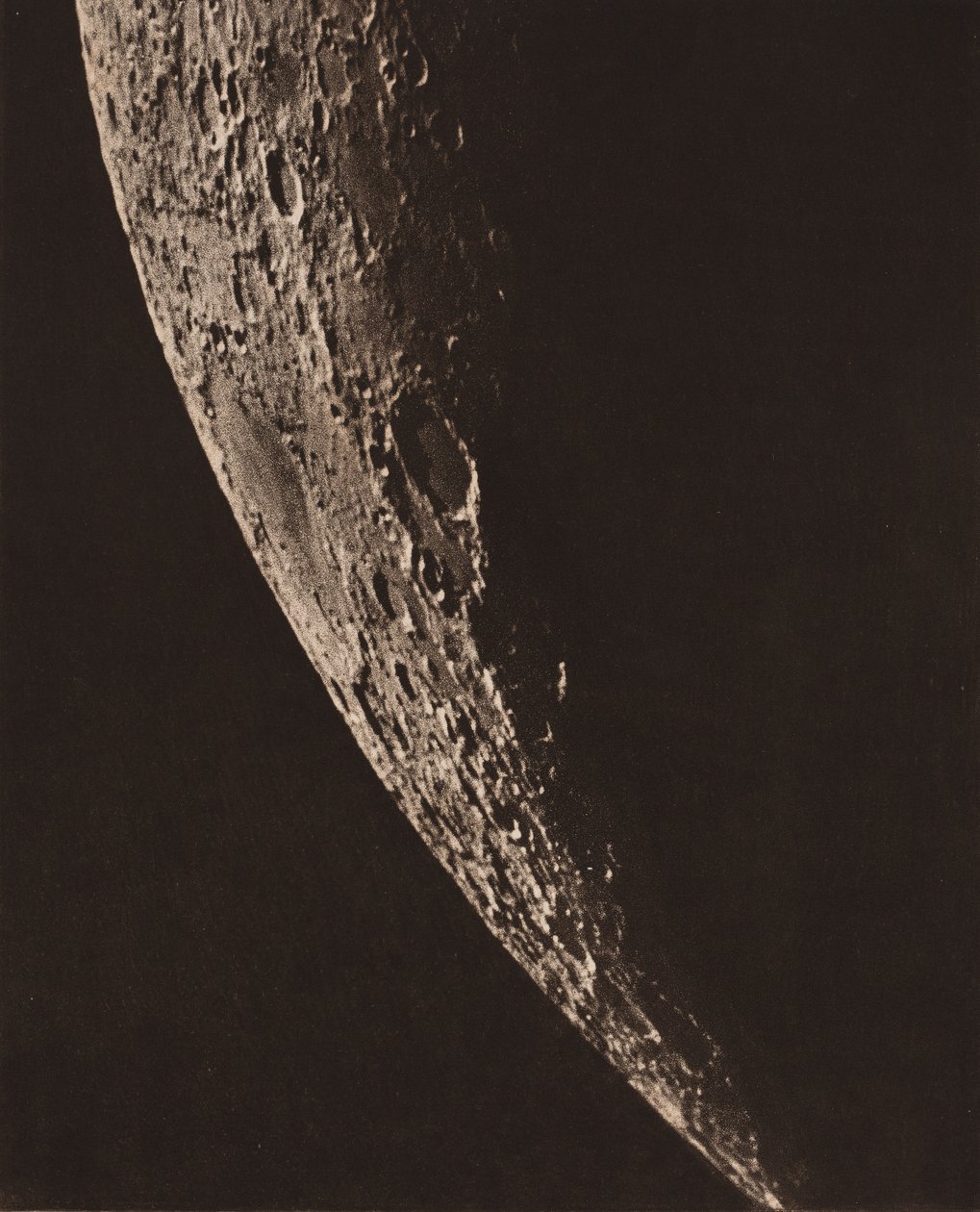 Kuun valokuvakartta, 1909 (kuva) tekijältä Charles le Morvan