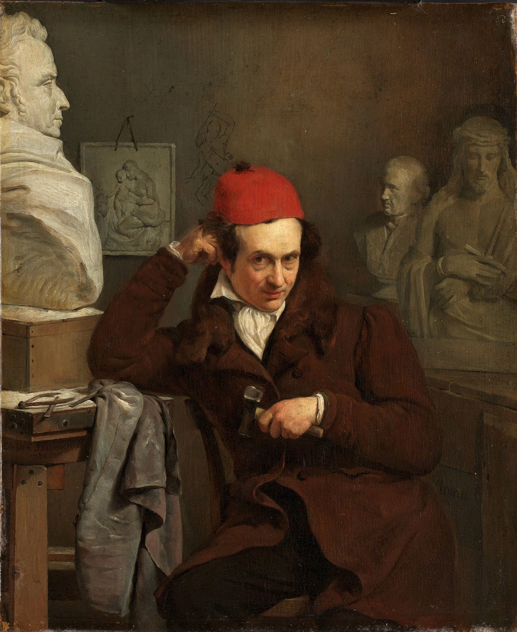 Louis Royerin muotokuva Louis Royerin (1793-1868) muotokuva. Kuvanveistäjä tekijältä Charles van Beveren