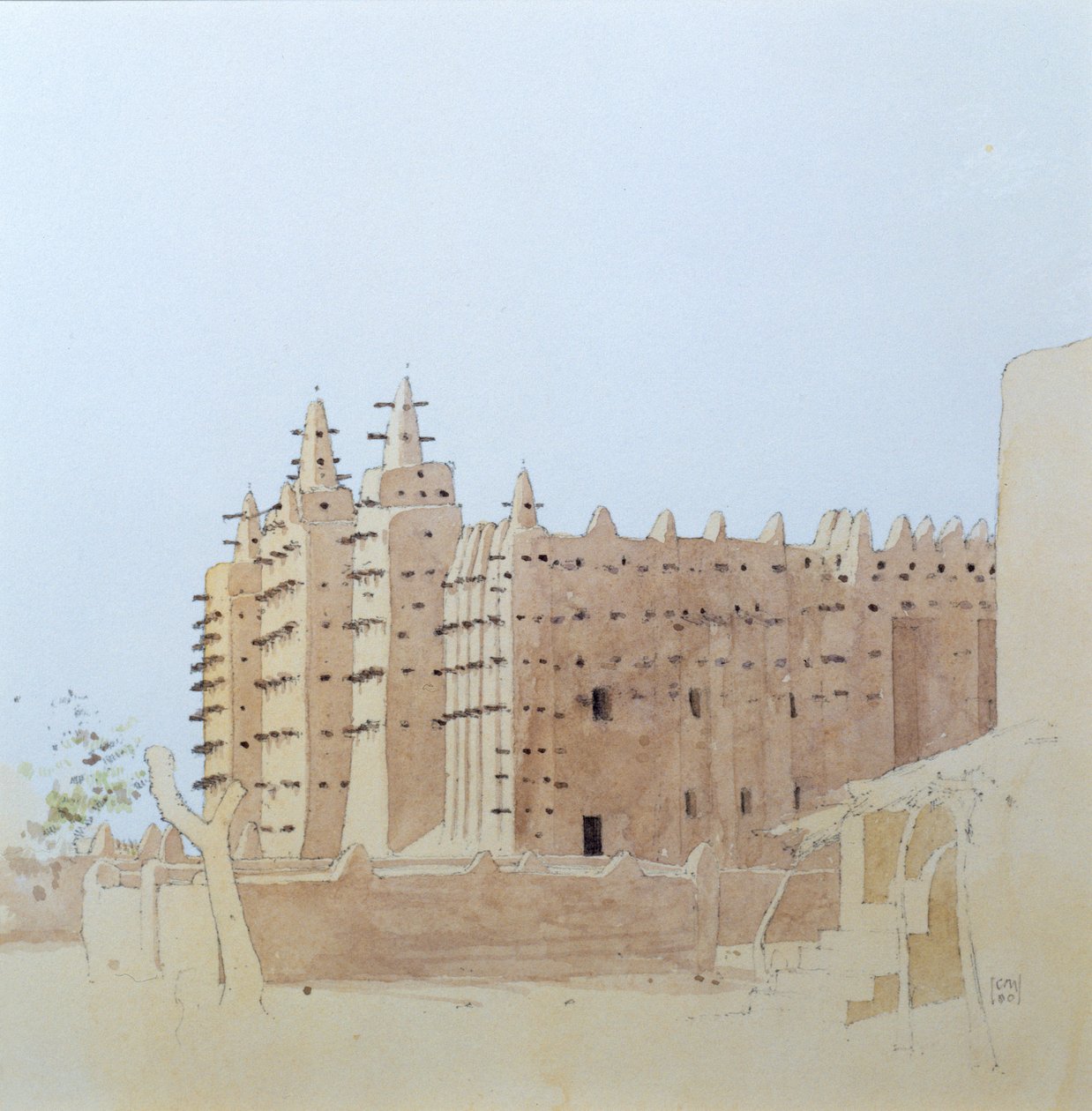 Djennen (Mali) Grande Mosquee, tiistai, 2000 tekijältä Charlie Millar