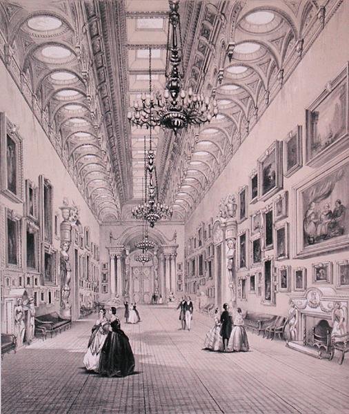 Kuvagalleria, Buckinghamin palatsi, kaiverrus C. Graf, n. 1880 (litho) tekijältä Charlotte (after) Campbell