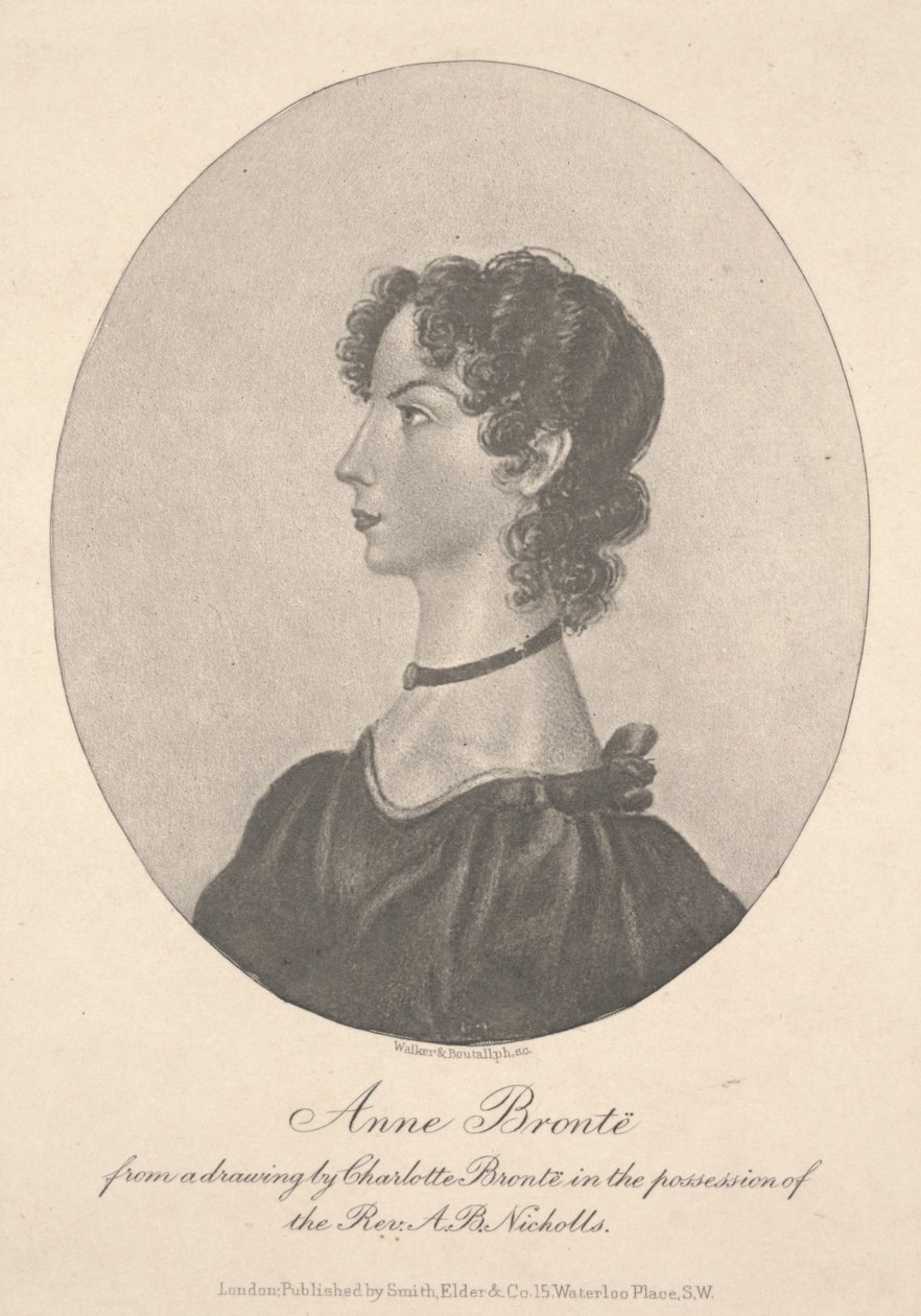 Anne Brontë, kaiverrus Walker & Boutall, n. 1836-49 (kaiverrus) tekijältä Charlotte Bronte
