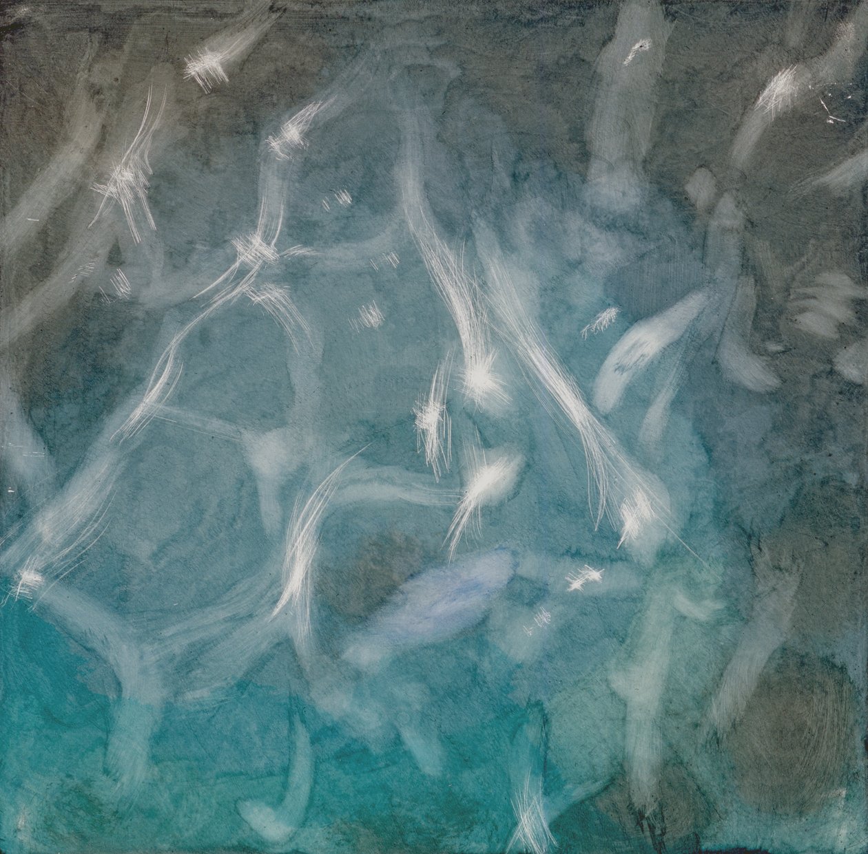 Aqua Marine, 2000 (öljy gessoon) tekijältä Charlotte Johnstone