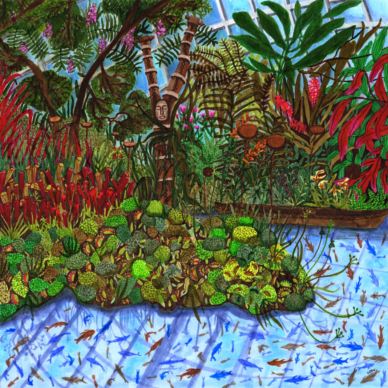 Gardens by the Bay, 2020 (harjakynät) tekijältä Charlotte Orr