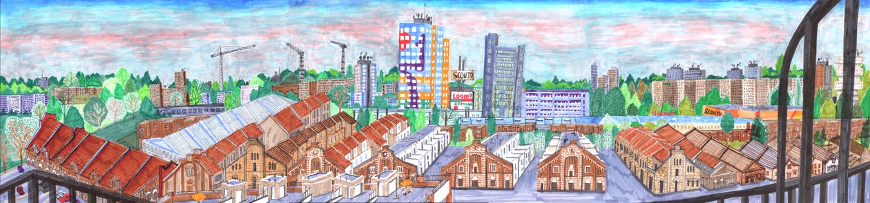 Storkower straße, 2017 (harjakynät tekijältä Charlotte Orr