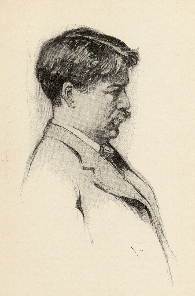 Edward Macdowell (1861-1908) kuvitus Olin Downesin teoksesta The Lure of Music, 1922 tekijältä Chase Emerson