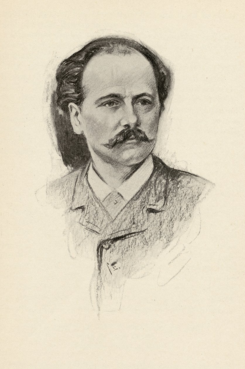 Jules Frederic Massenet (1842-1912) kuvitus Olin Downesin teoksesta The Lure of Music, 1922 (litho) tekijältä Chase Emerson