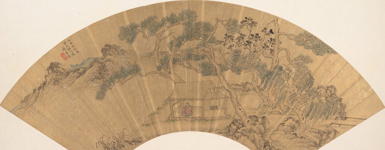 Maisema hahmolla, 1635. tekijältä Chen Jichun