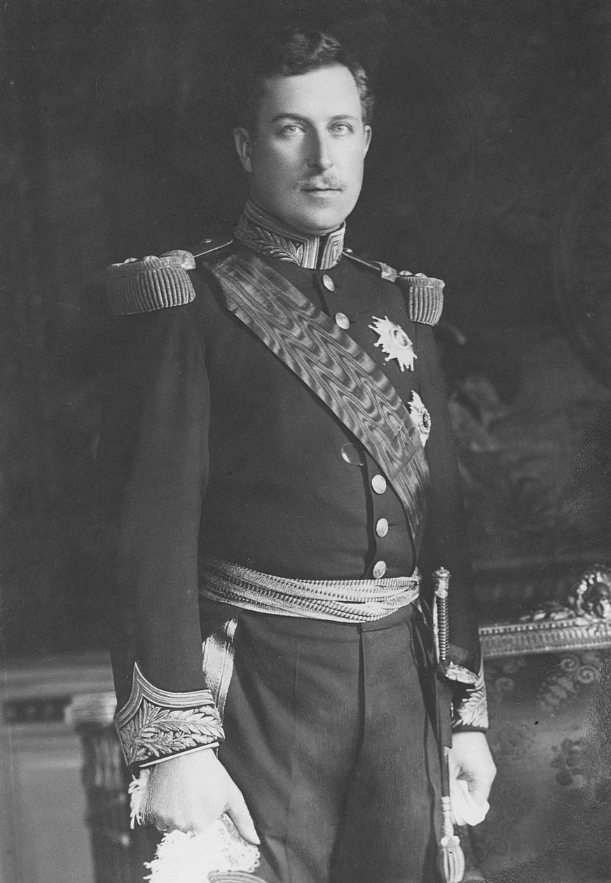 Albert I, Belgian kuningas (bw kuva) tekijältä Cheri Rousseau