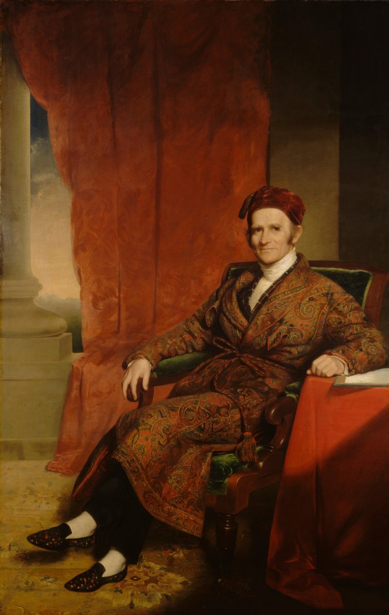 Amos Lawrence, noin 1845 (öljy kankaalle). tekijältä Chester Harding