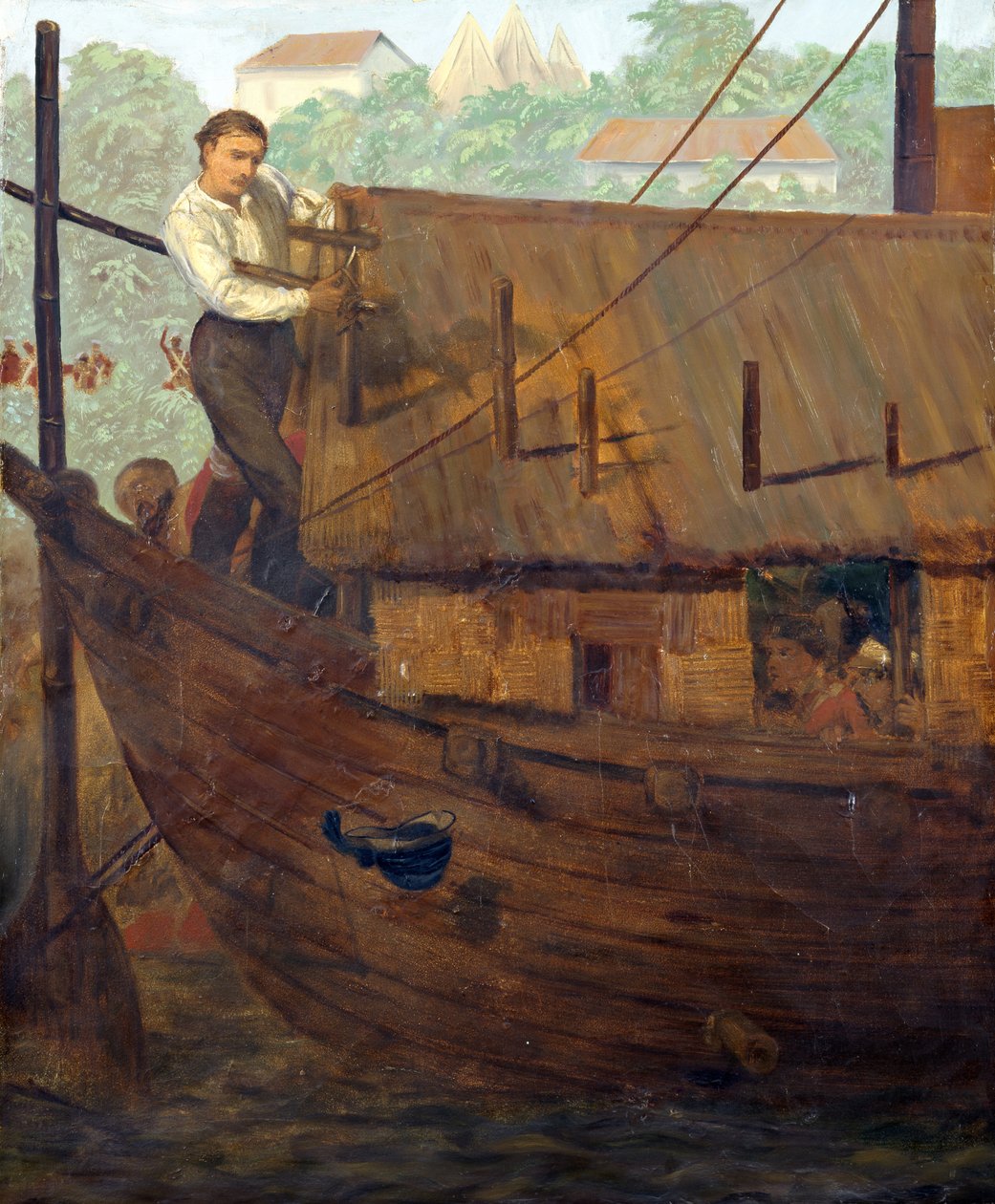 William Fraser McDonnell (1829-94) ansaitsi Victoria Crossin Arrahissa Intian kapinan aikana, 20. heinäkuuta 1857, n. 1860 tekijältä Chevalier Louis William Desanges