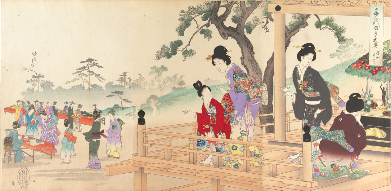 Chiyoda Castle Album of Women, 1895., 1895. tekijältä Chikanobu Yoshu