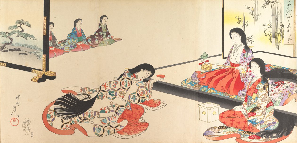 Chiyoda Castle Album of Women, 1895., 1895. tekijältä Chikanobu Yoshu