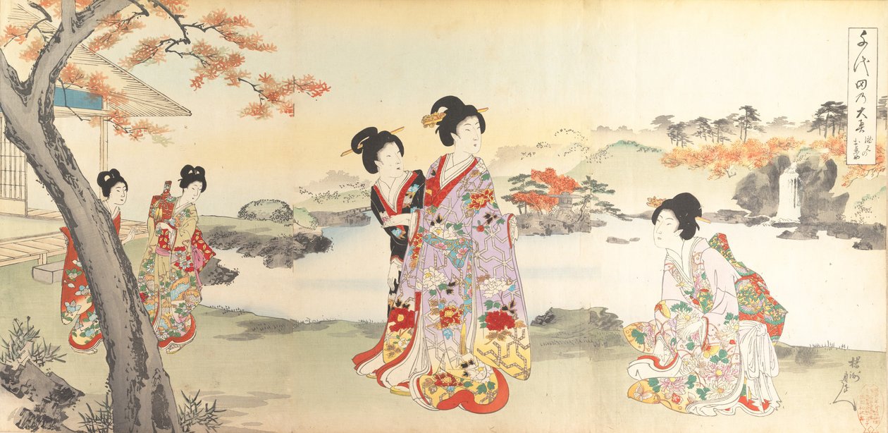 Chiyoda Castle Album of Women, 1895., 1895. tekijältä Chikanobu Yoshu
