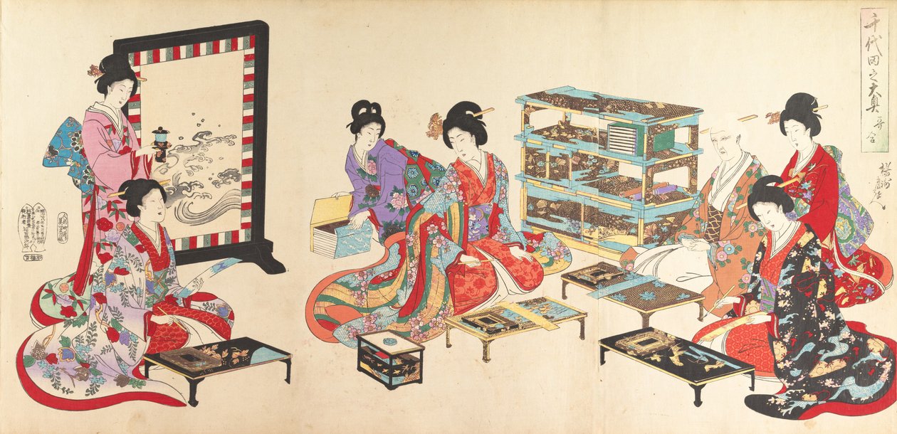 Chiyoda Castle Album of Women, 1895., 1895. tekijältä Chikanobu Yoshu