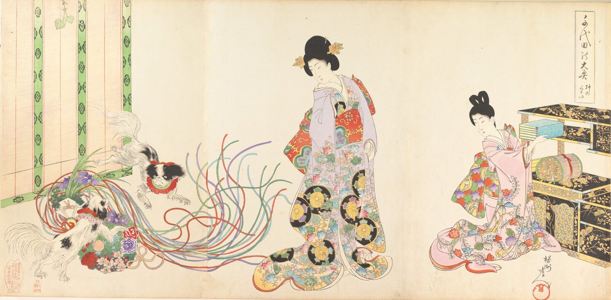 Chiyoda Castle Album of Women, 1895., 1895. tekijältä Chikanobu Yoshu