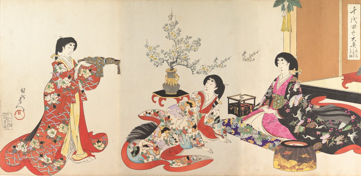 Chiyoda Castle Album of Women, 1895., 1895. tekijältä Chikanobu Yoshu