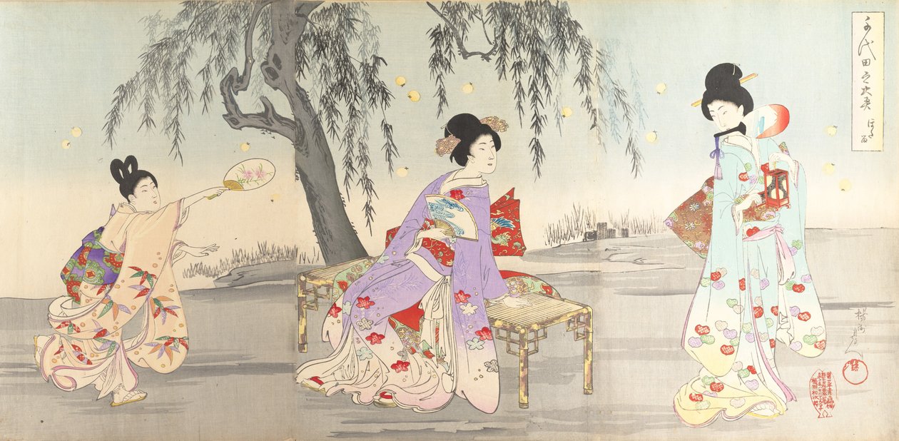 Chiyoda Castle Album of Women, 1895., 1895. tekijältä Chikanobu Yoshu