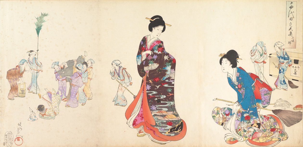 Chiyoda Castle Album of Women, 1895., 1895. tekijältä Chikanobu Yoshu