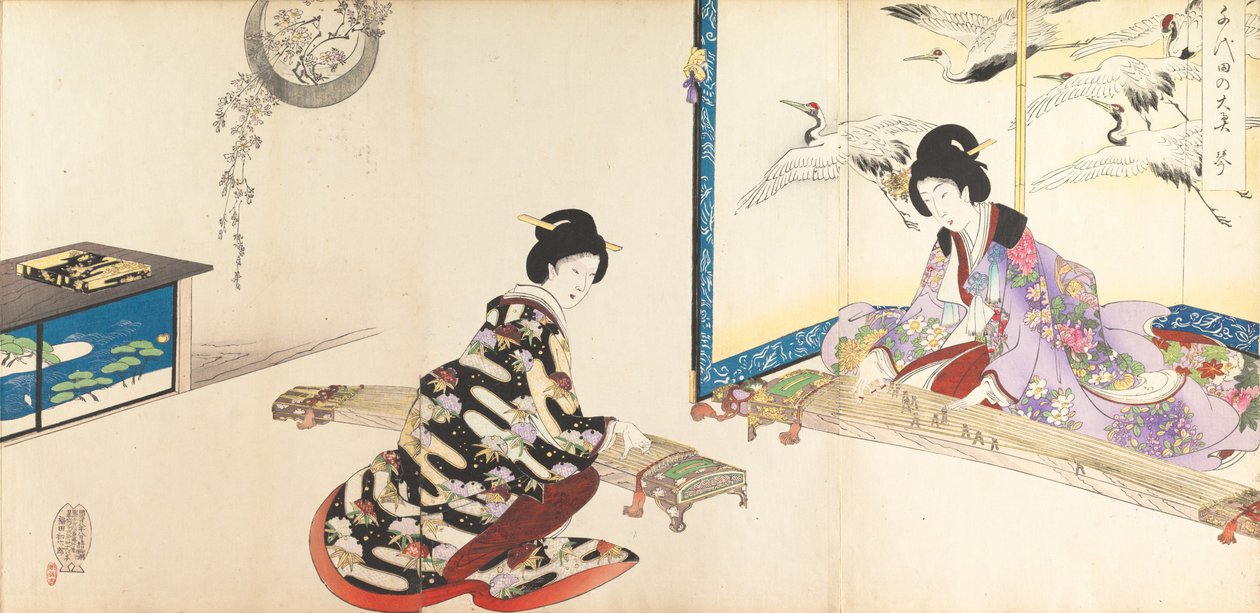 Chiyoda Castle Album of Women, 1895., 1895. tekijältä Chikanobu Yoshu