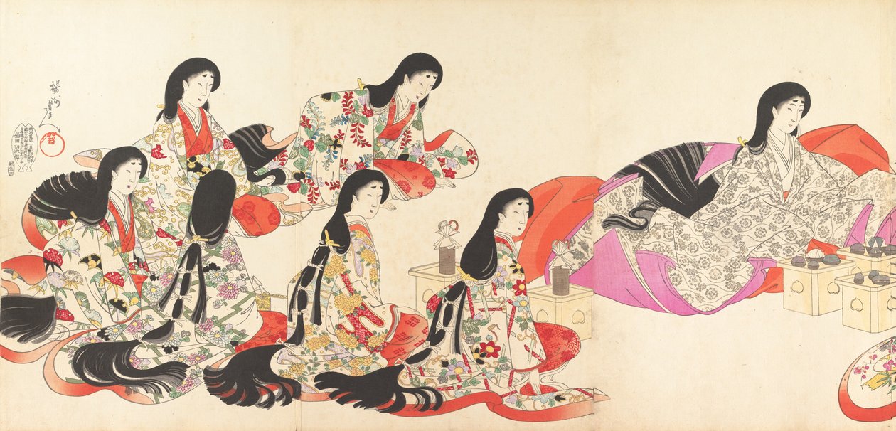 Chiyoda Castle Album of Women, 1895., 1895. tekijältä Chikanobu Yoshu