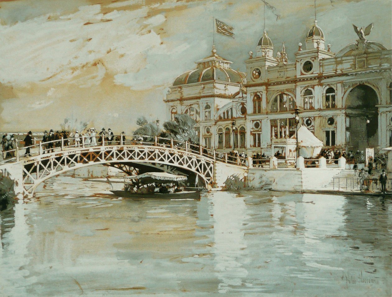 Columbian näyttely, Chicago tekijältä Childe Hassam
