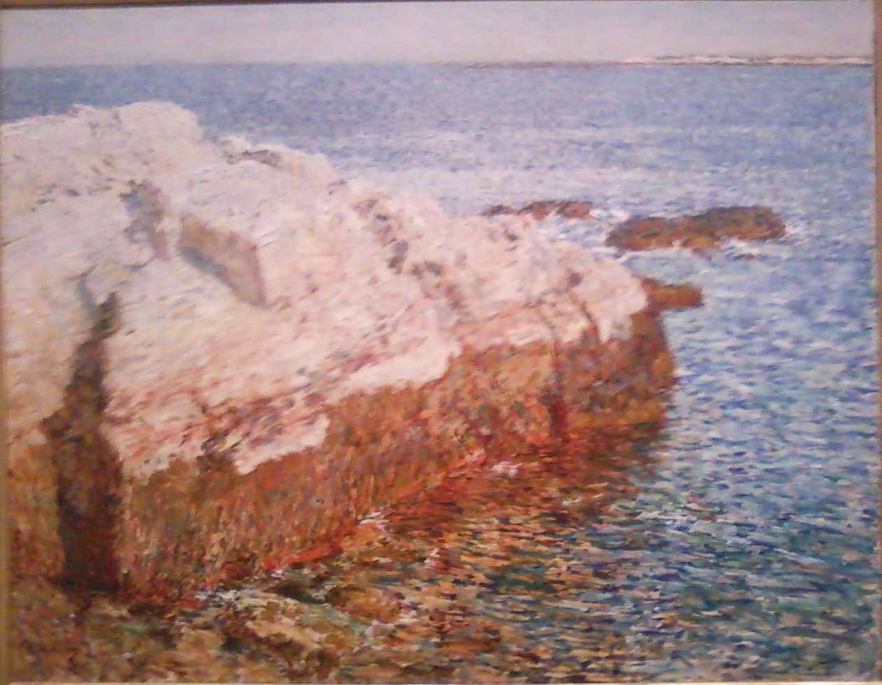 Cliff Rock-Appledore tekijältä Childe Hassam