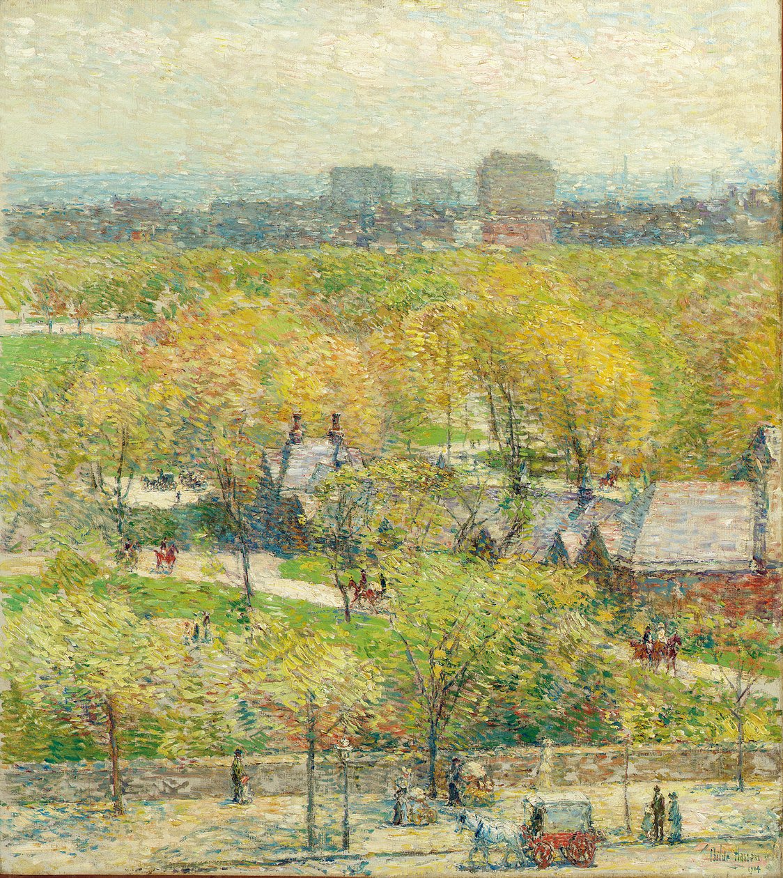 Puiston läpi tekijältä Childe Frederick Hassam