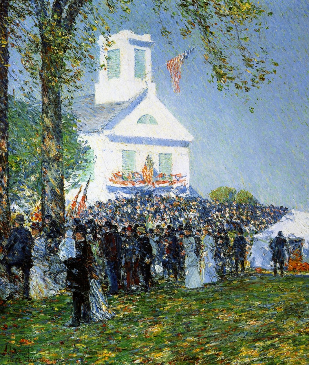 American Country Fair tekijältä Childe Frederick Hassam