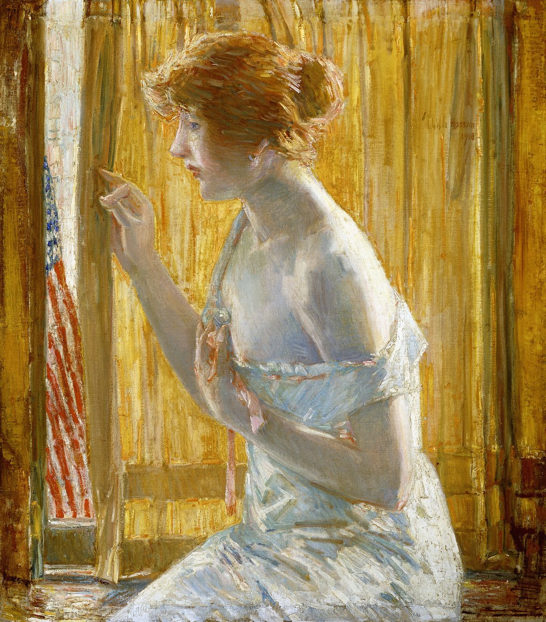 Pojat marssivat ohi tekijältä Childe Frederick Hassam