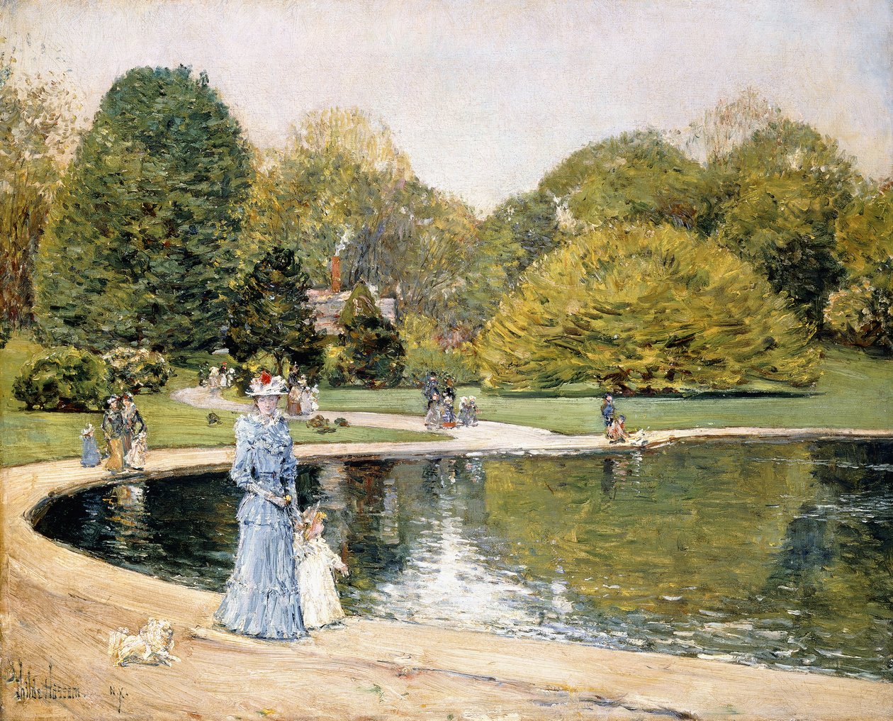 Keskuspuisto tekijältä Childe Frederick Hassam