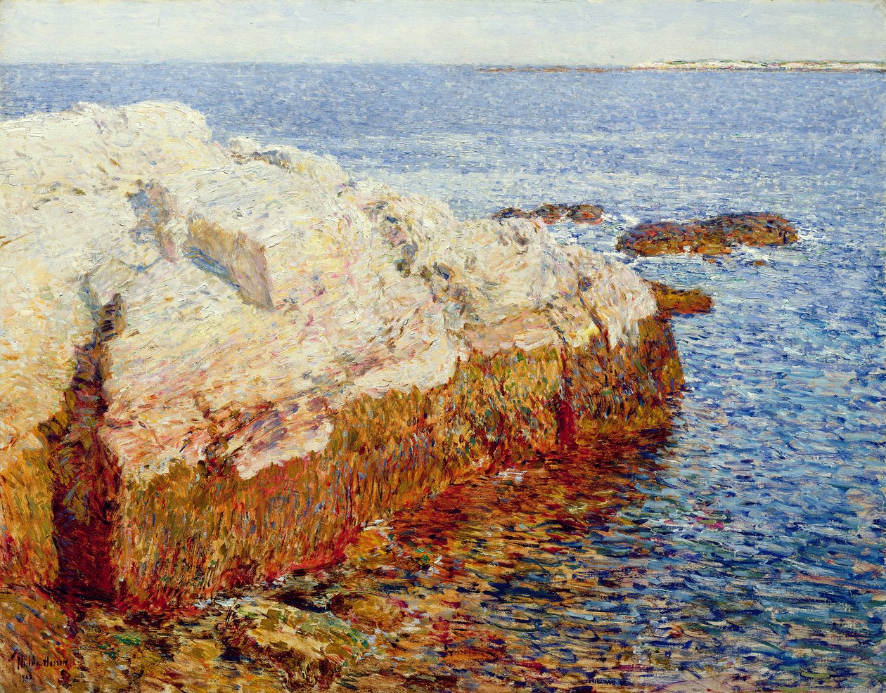 Cliff Rock, Appledore tekijältä Childe Frederick Hassam