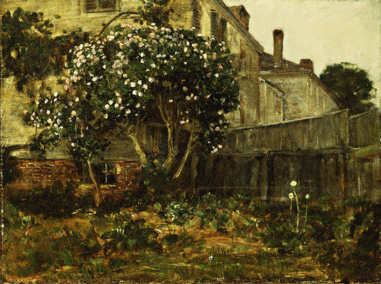 Lila aika, n. 1884 (öljy kankaalle) tekijältä Childe Frederick Hassam