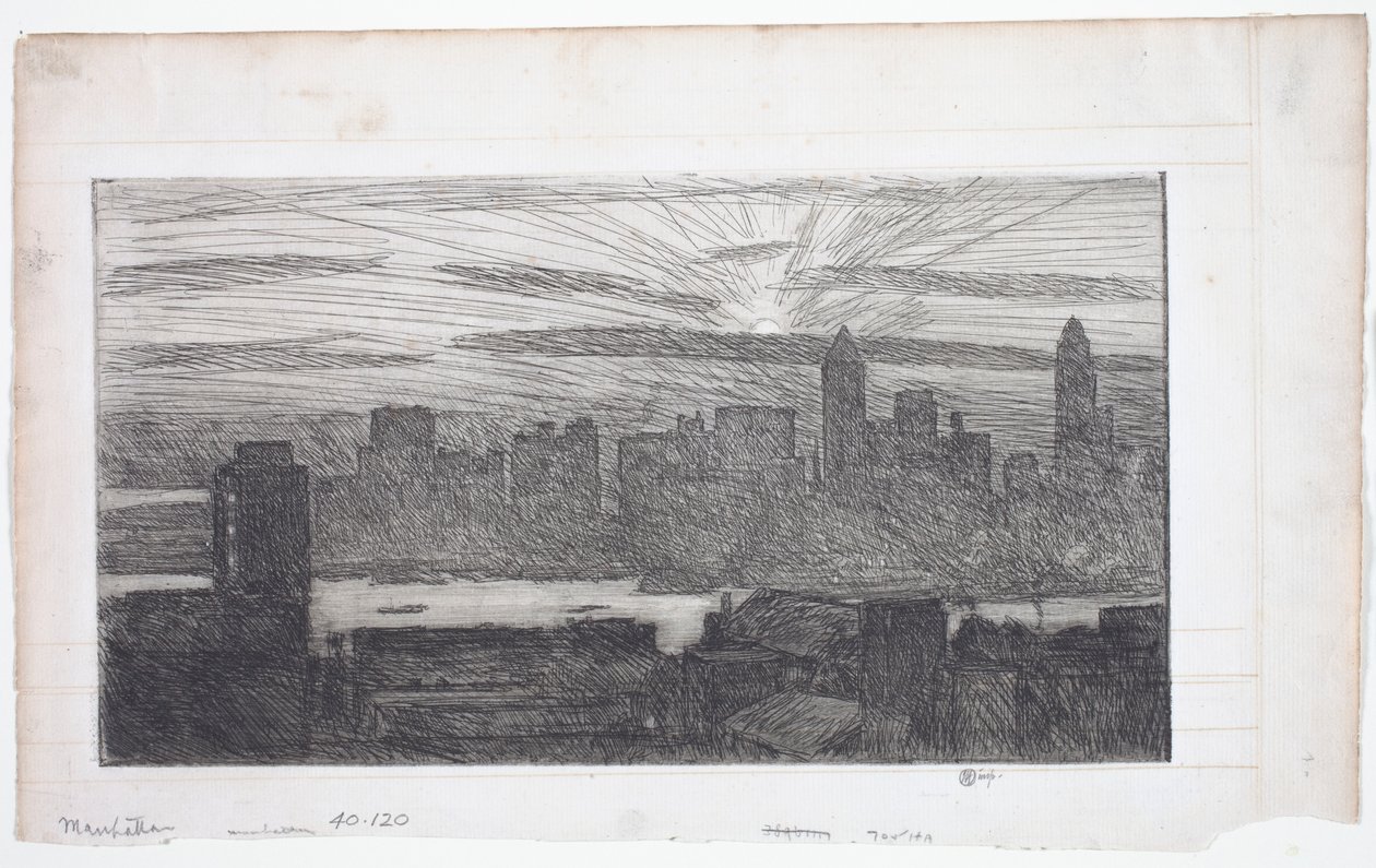 Manhattan tekijältä Childe Frederick Hassam