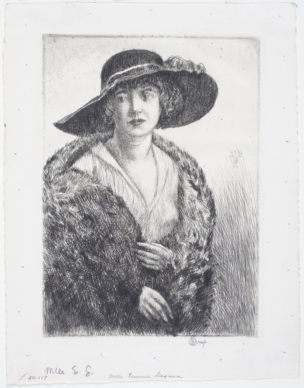Neiti Erminie Gagnon tekijältä Childe Frederick Hassam