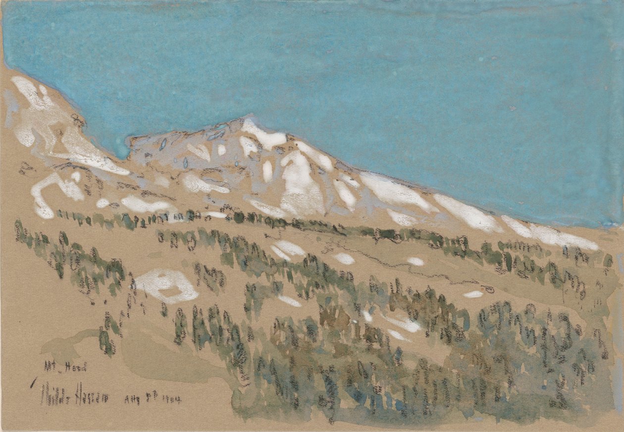 Mt. Hood tekijältä Childe Frederick Hassam
