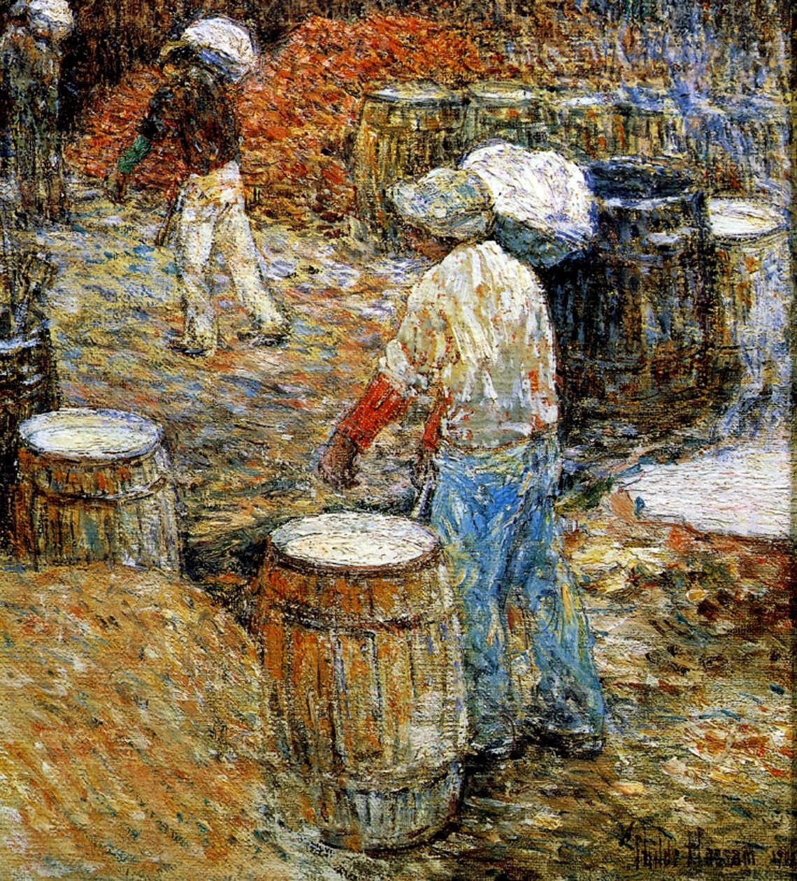 New York, Hod Carriers tekijältä Childe Frederick Hassam