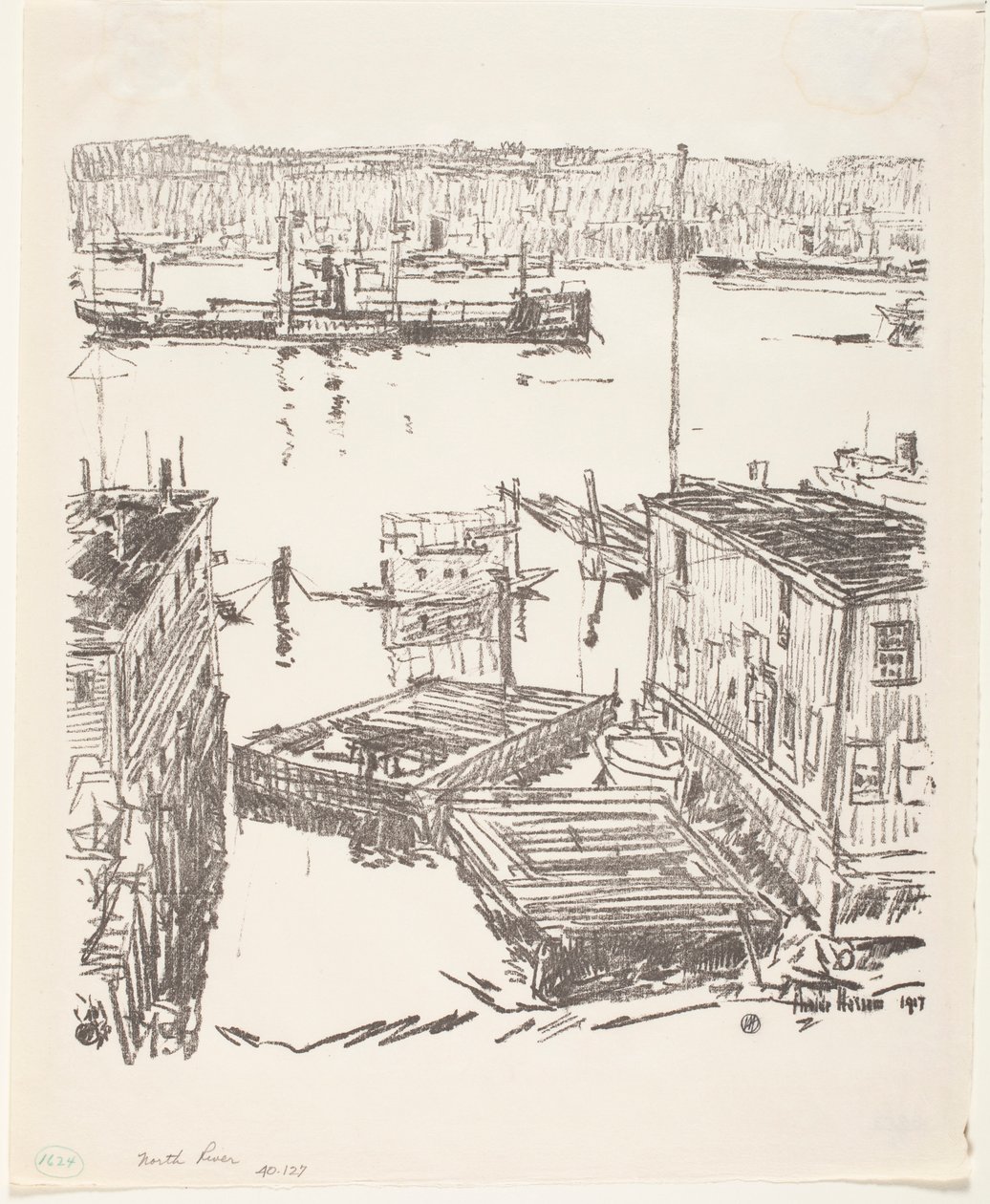 North River tekijältä Childe Frederick Hassam