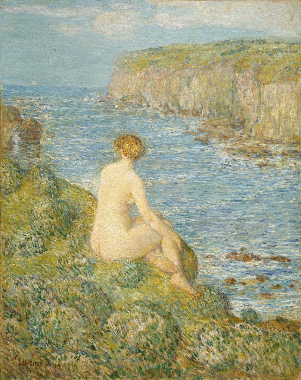 Nymfi ja meri tekijältä Childe Frederick Hassam