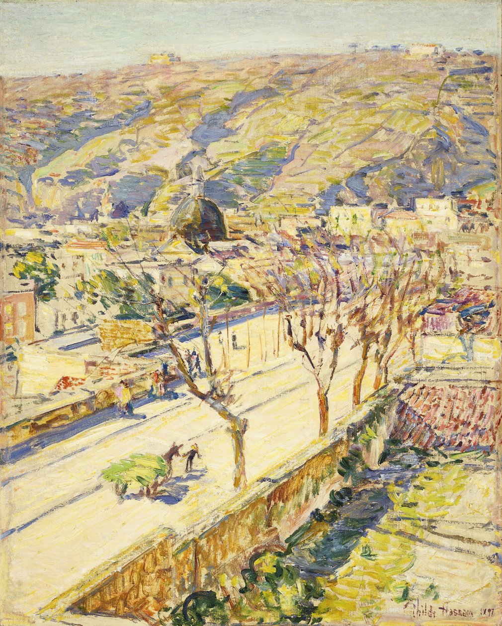 Posillipo, Italia tekijältä Childe Frederick Hassam