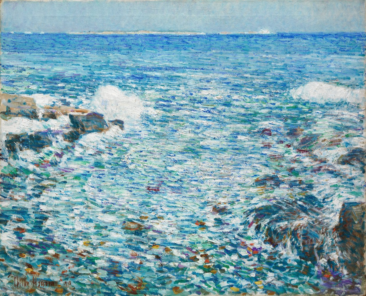 Surffaa, Isles of Shoals tekijältä Childe Frederick Hassam