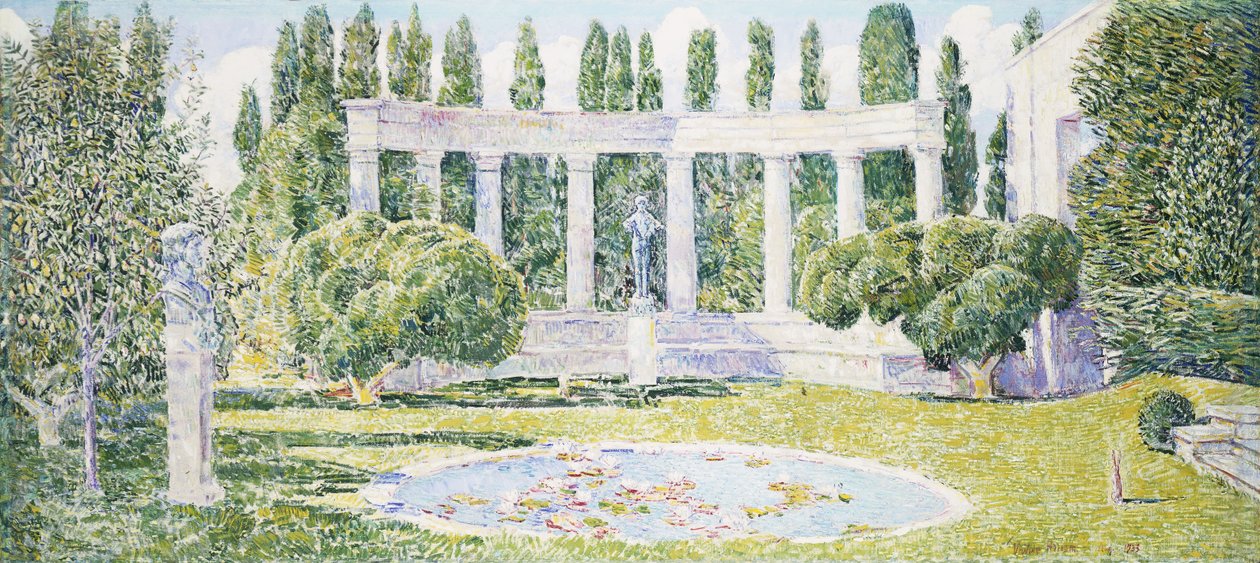 Bartlett Gardens, Amagansett tekijältä Childe Frederick Hassam