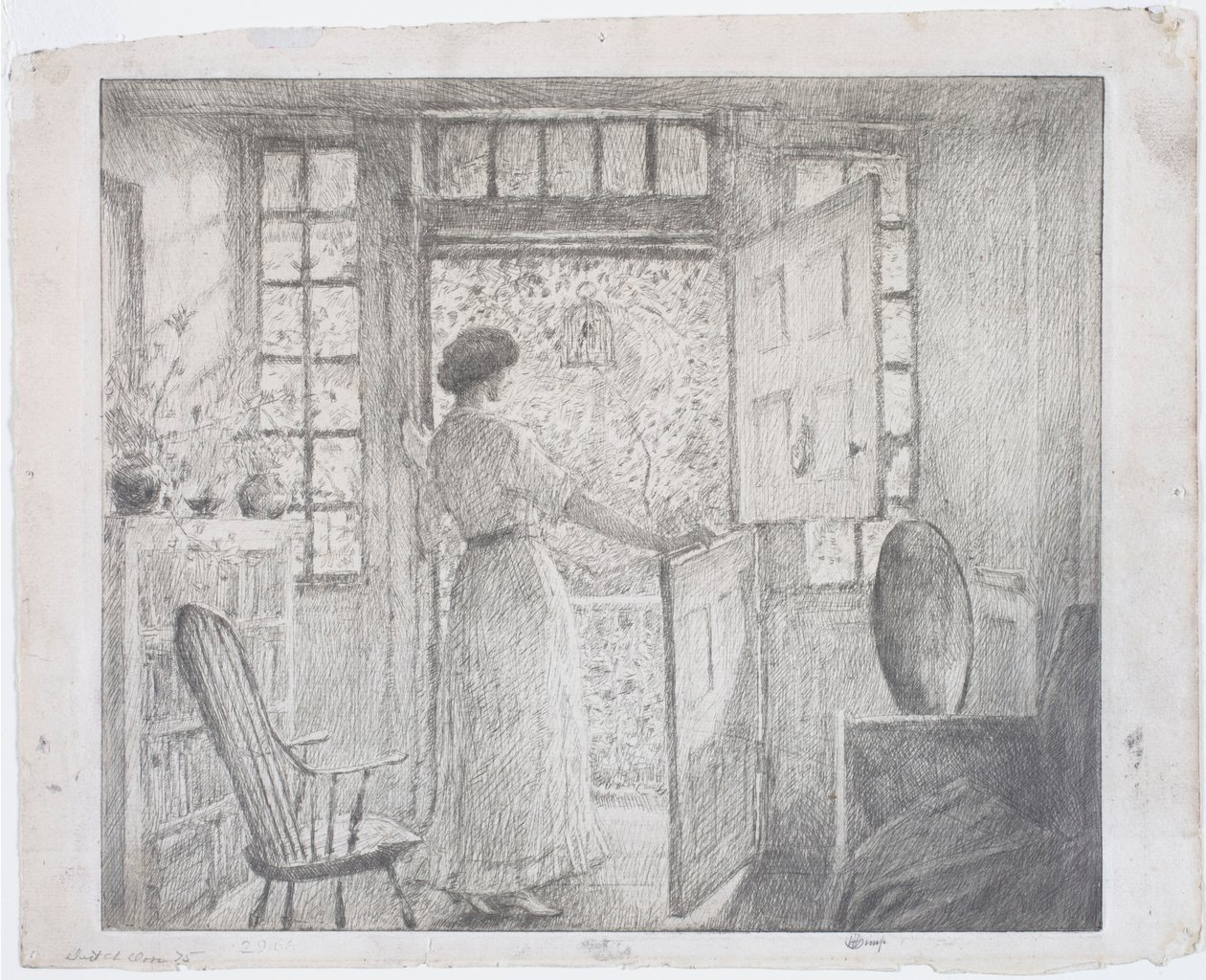Hollantilainen ovi tekijältä Childe Frederick Hassam