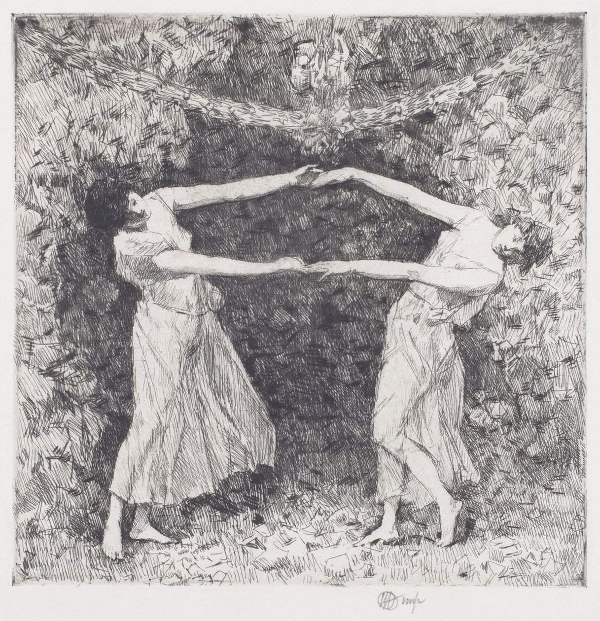 Laurel-tanssi tekijältä Childe Frederick Hassam