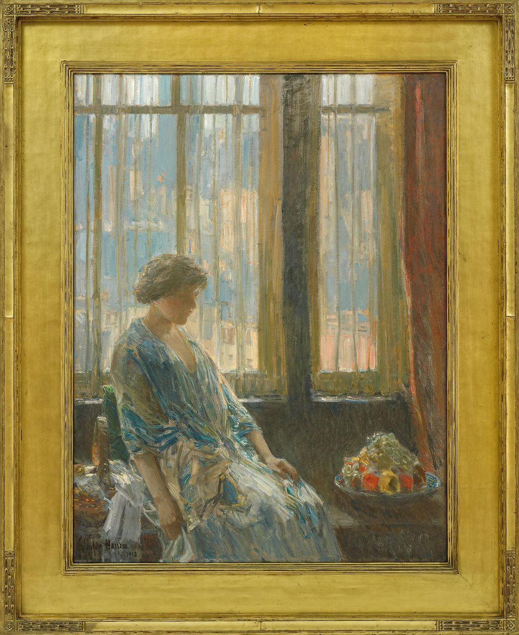 New Yorkin ikkuna tekijältä Childe Frederick Hassam