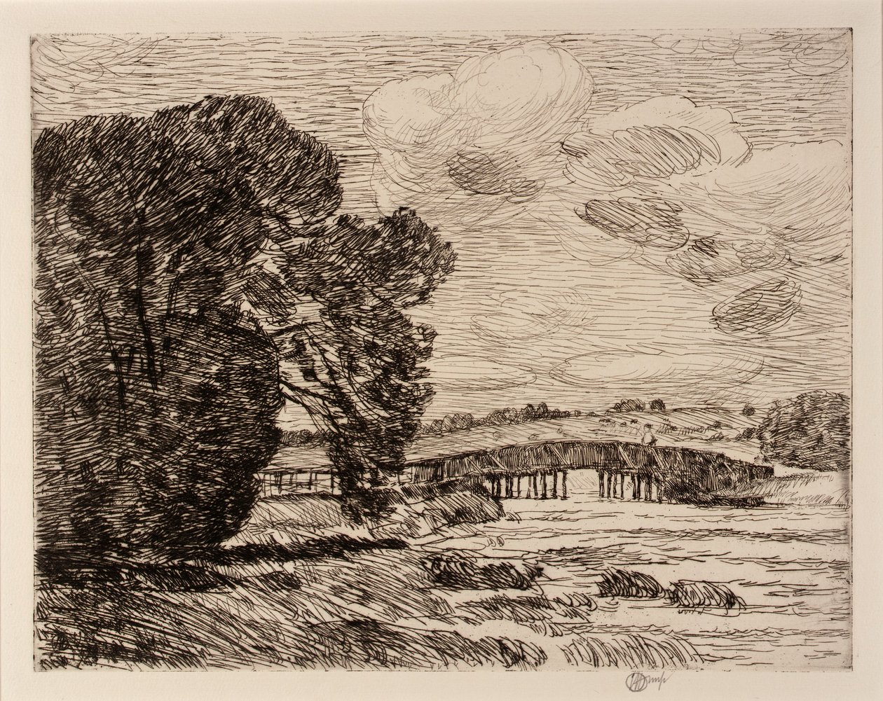 Silta Old Lymessä tekijältä Childe Hassam