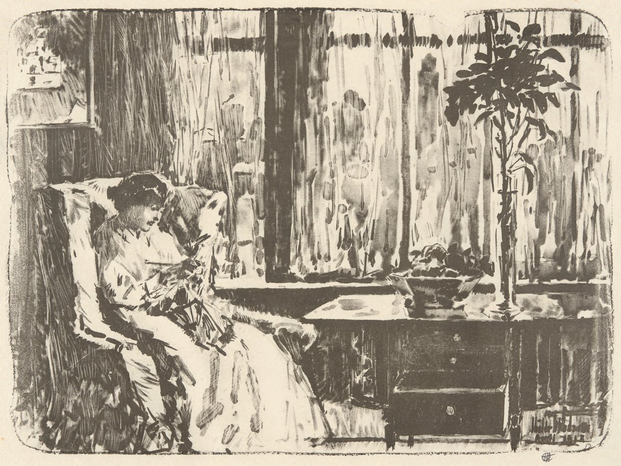 Leveä verho tekijältä Childe Hassam